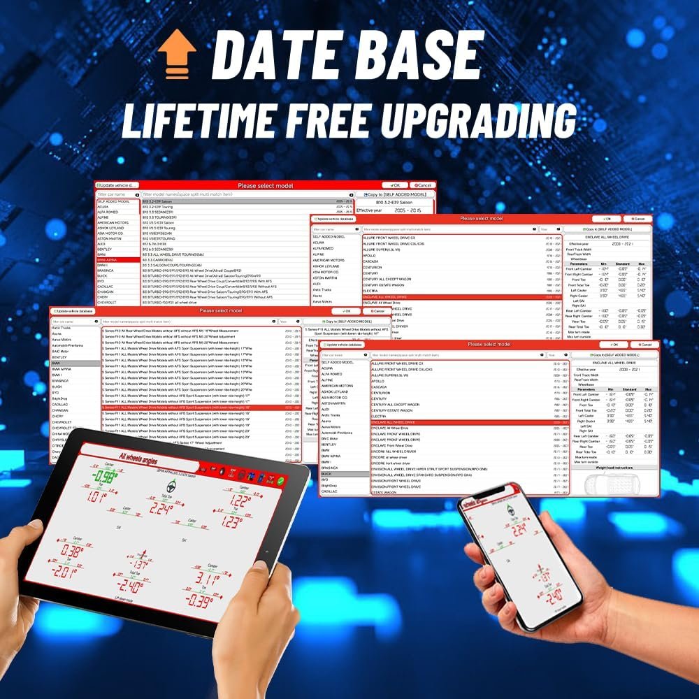 KT-AV9 Android System 3D Wheel Alignment Machine Wheel Aligner Automotive Tire Alignment Tool - Image 4