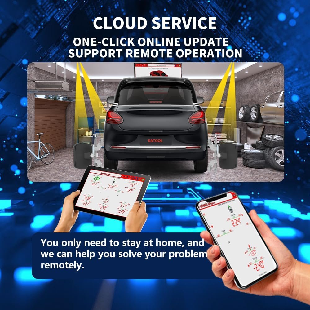 KT-AV9 Android System 3D Wheel Alignment Machine Wheel Aligner Automotive Tire Alignment Tool - Image 5