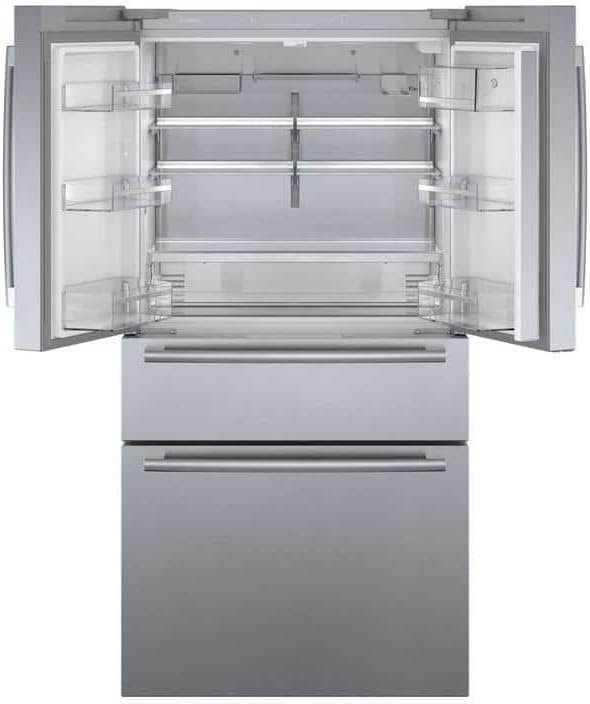 Bosch 800 Series B36CL80SNS 36 Inch Smart Freestanding Counter Depth 4 Door French Door Refrigerator with 20.5 cu. ft. Total Capacity in Stainless Steel (Bar Handle) - Image 5