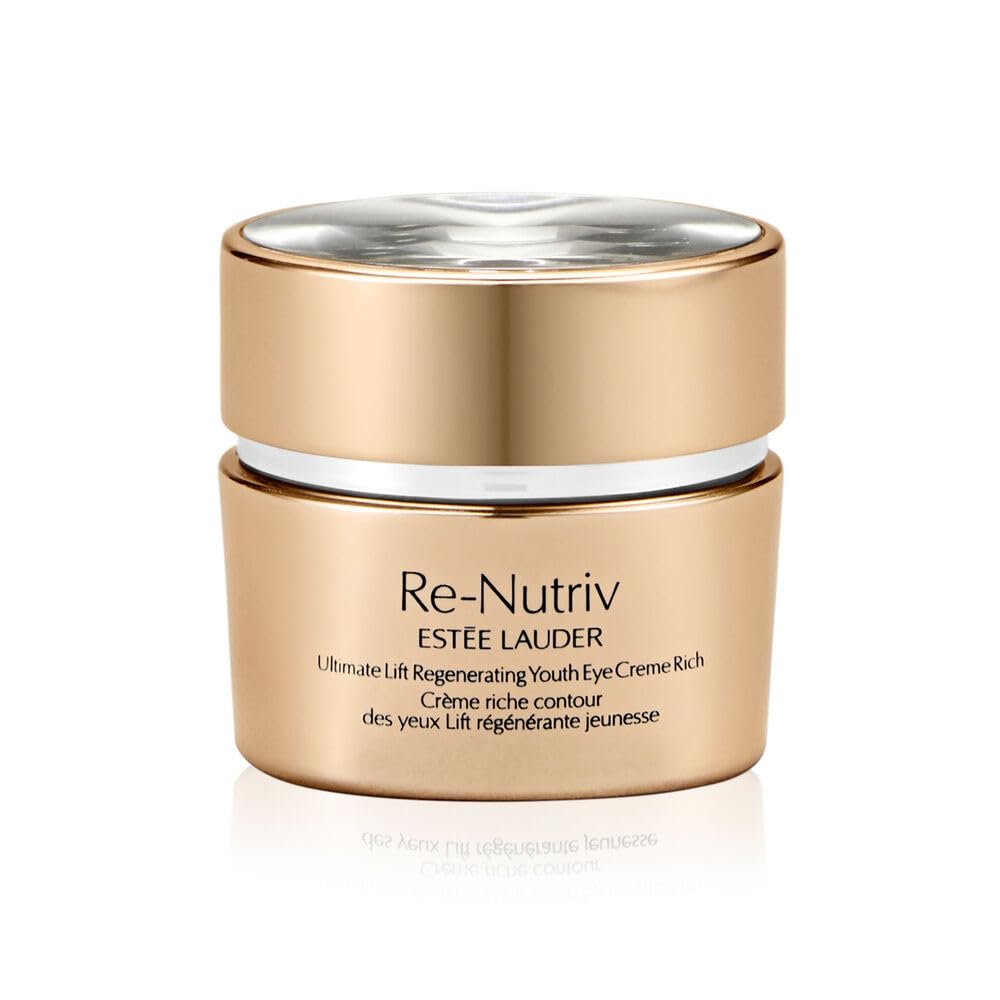 Estée Lauder Re-Nutriv Ultimate Lift Regenerating Youth Eye Cream Rich | Under Eye Cream for Dark Circles & Anti-Aging, 0.5 Ounce