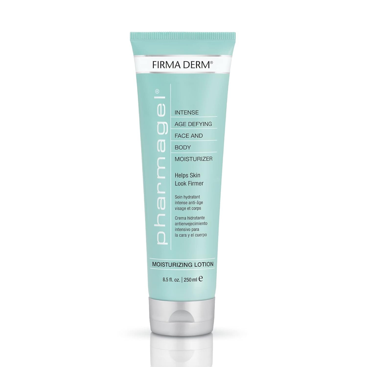 Pharmagel Firma Derm Anti‑Aging Lotion – Daily Vitamin A+C+E Moisturizer for Firmer, Younger-Looking Skin – Botanical Firming & Hydrating Body & Face Cream – 8.5 fl oz