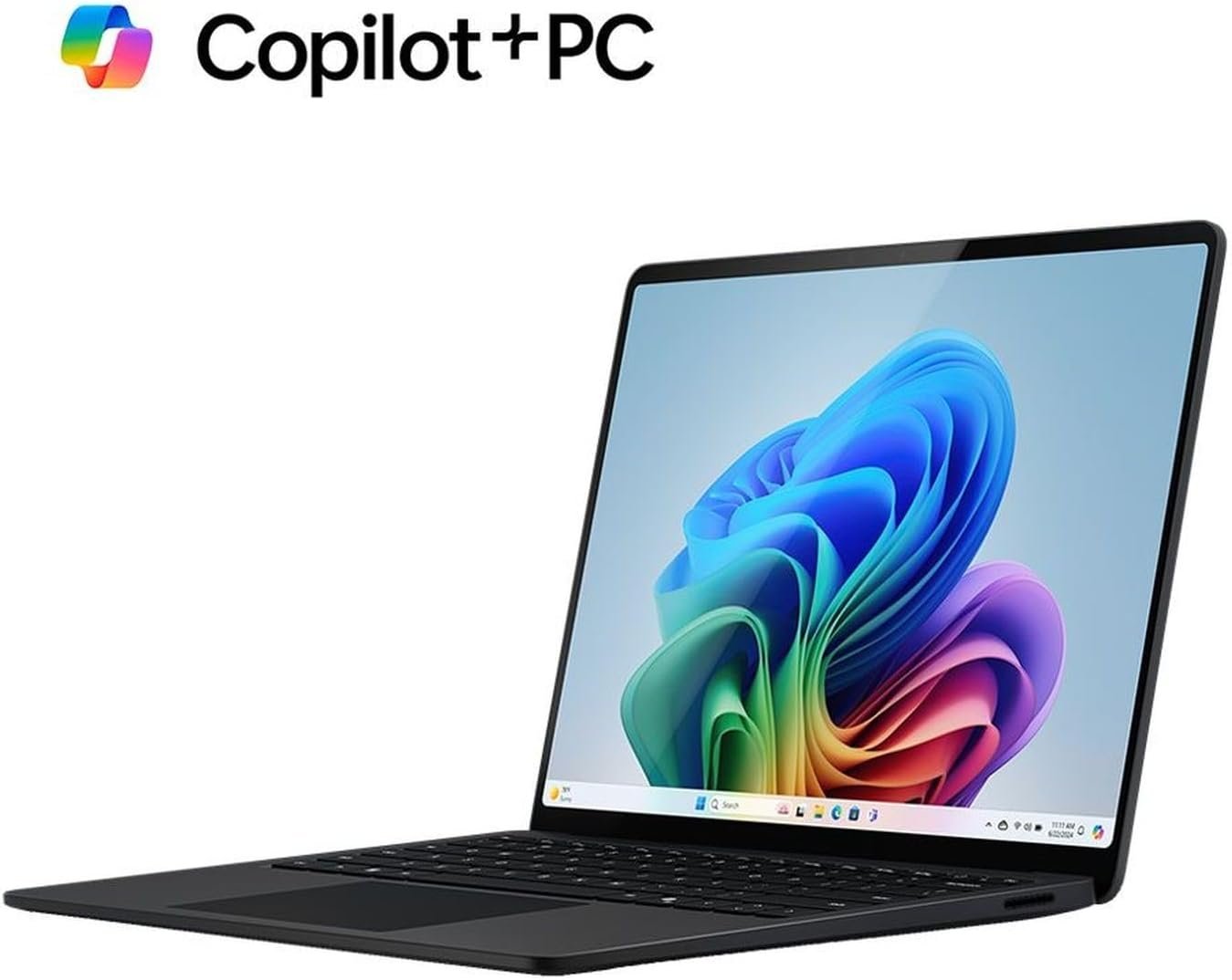 Microsoft Surface Laptop (2024), Windows 11 Copilot+ PC, 15" Touchscreen Display, Snapdragon X Elite (12 core), 16GB RAM, 1TB SSD Storage, Black - Image 2