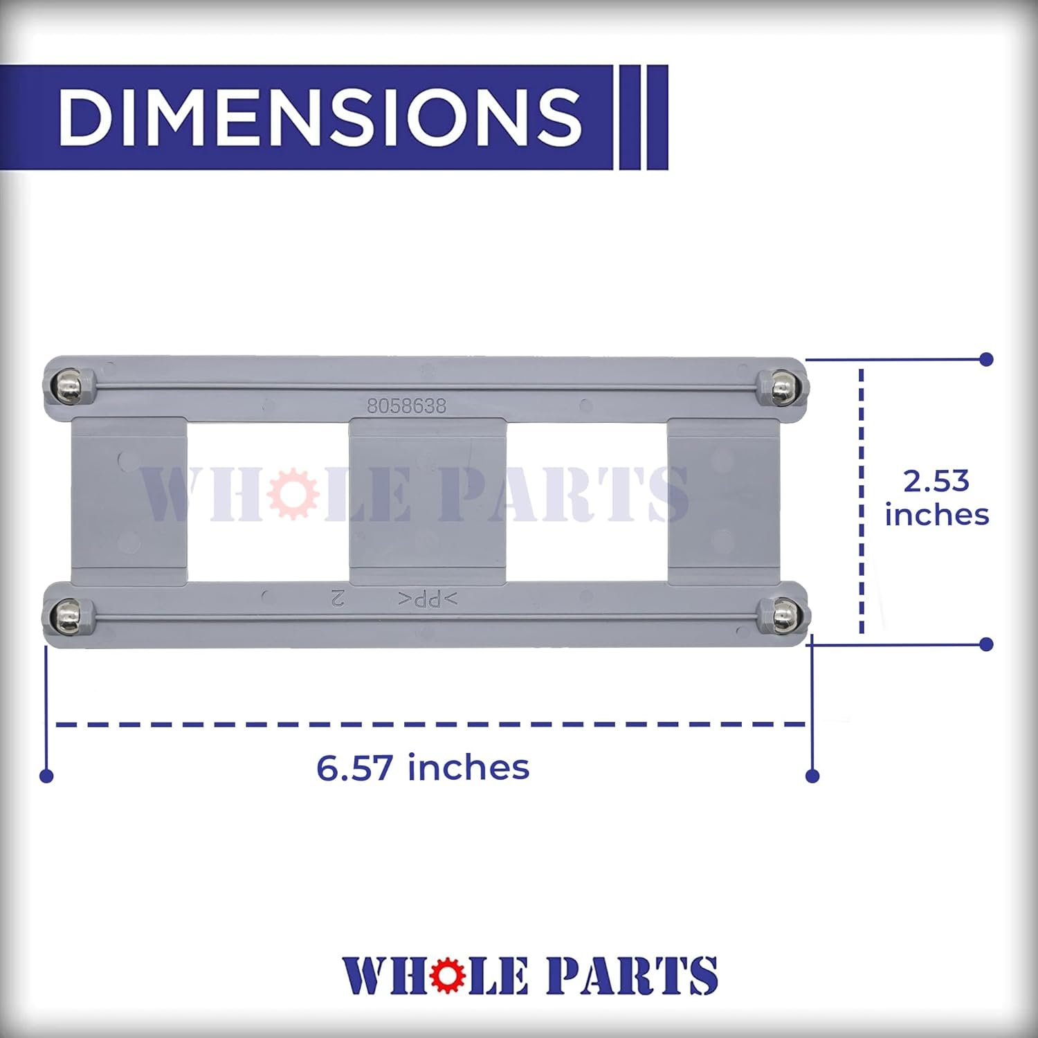 Whole Parts Dishwasher Guide Rail Ball Holder/Spacer Kit (2 PCs) Part# 428814 (8801349-77) - Replacement and Compatible with Some ASKO Dishwashers - Image 2