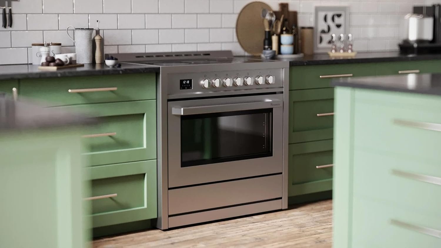 Rangaire RRE361TS 36" Electric Range Oven with Timer - Stainless Steel, Infrared Stove Burners, True Convection, Easy Reach Racks - Image 8