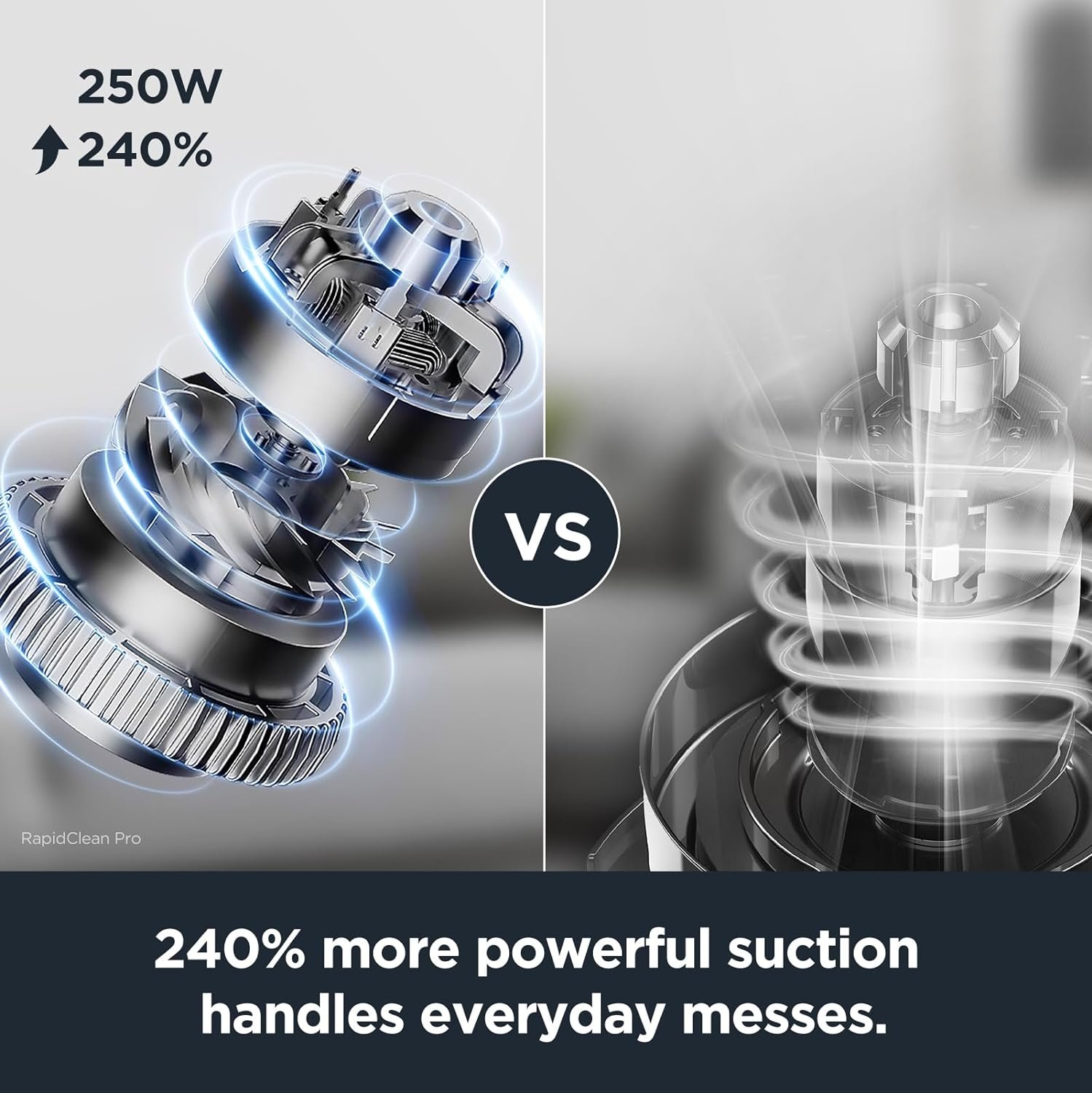 Eureka RapidClean Pro NEC280TL Cordless Stick Vacuum Cleaner – Lightweight 5.3 lbs, 40-Min Runtime, LED Headlights, 3 Power Modes, Ideal for Pet Hair, Hard Floors & Carpets - Image 2