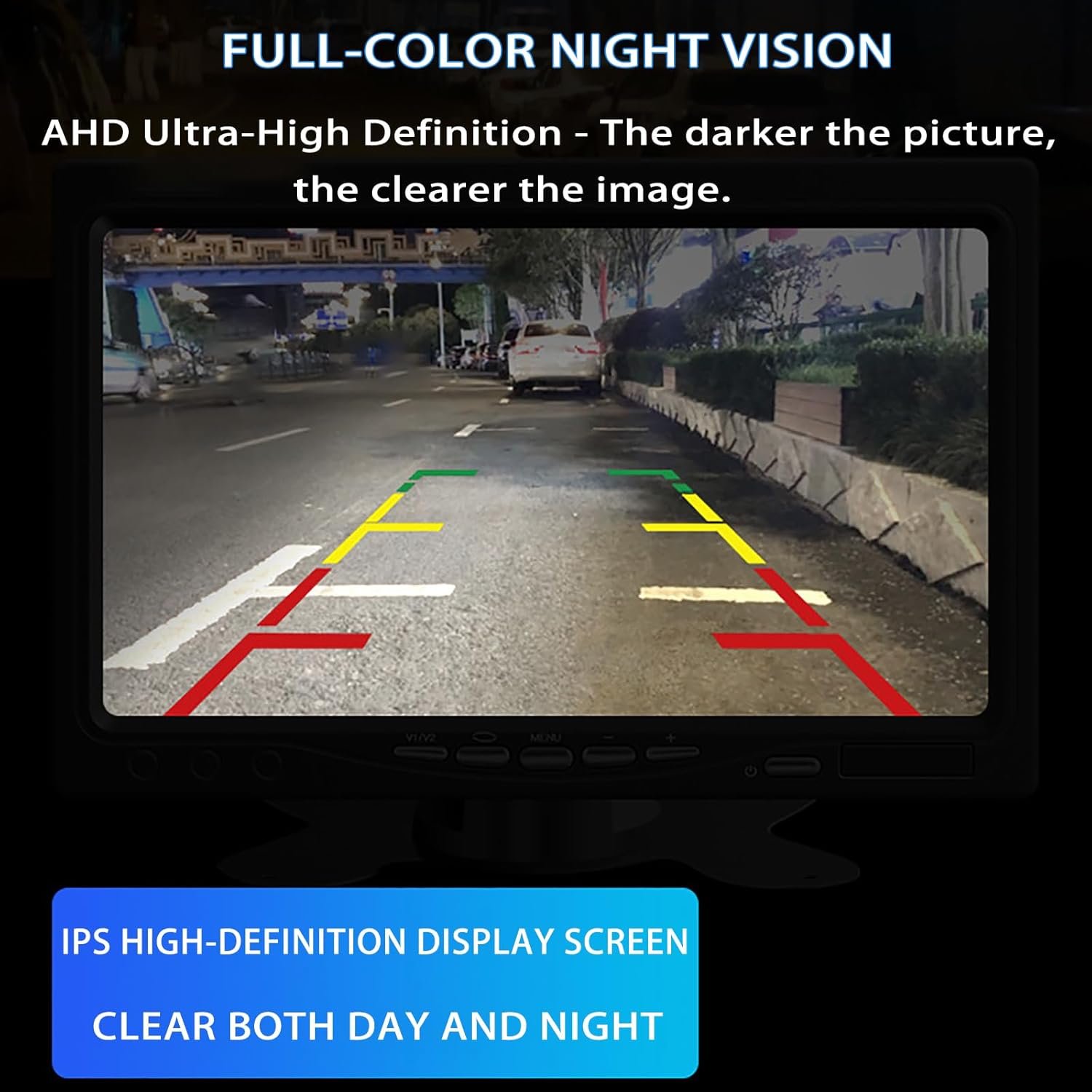 9 Inch Truck Backup Camera System for Tesla Cybertruck Tri Motor AWD 2022–2025, AHD Night Vision Rear View Camera with IPS Monitor, Reverse Camera Kit for Semi Truck, RV, Trailer, Bus - Image 4