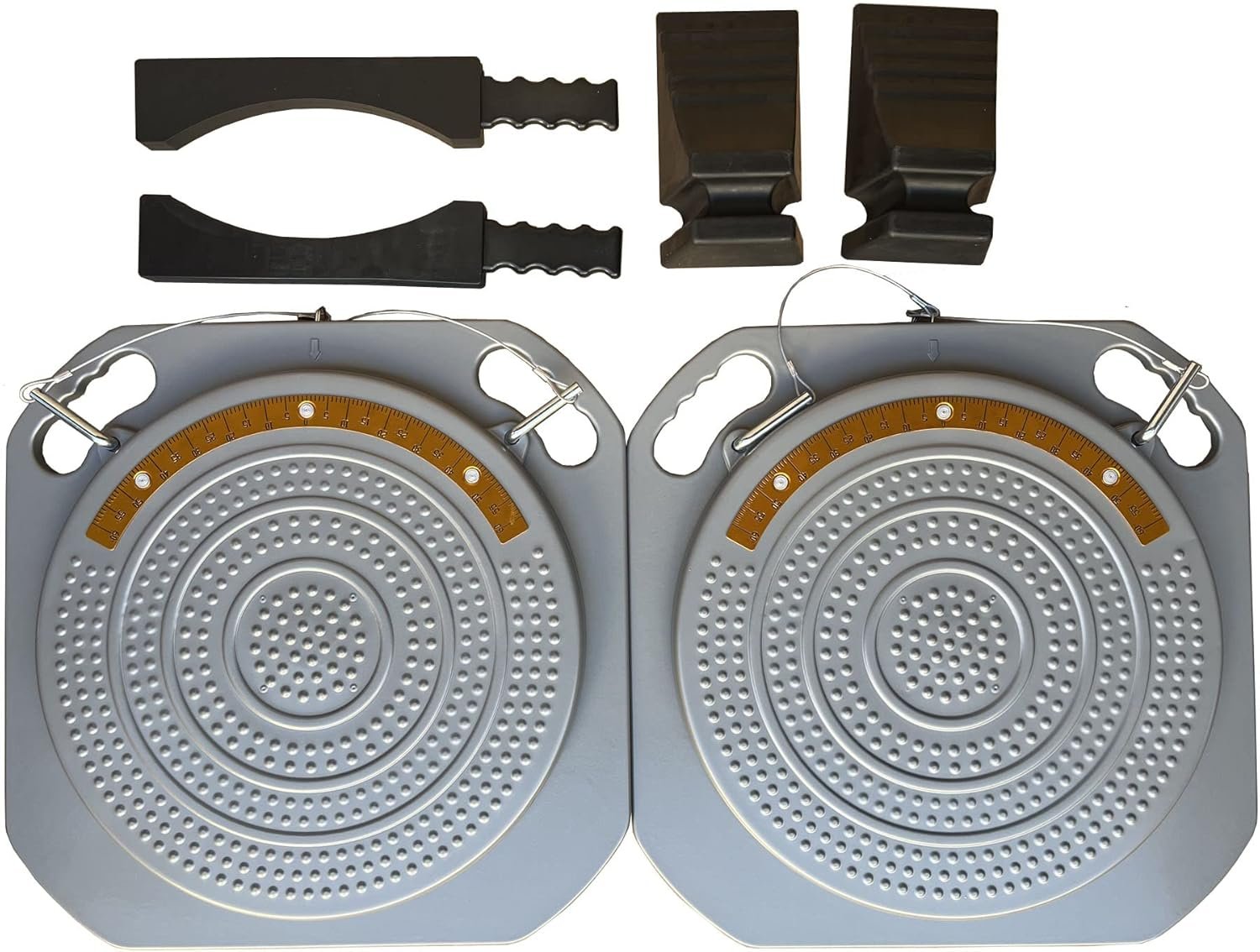 MYNEON Automotive Wheel Alignment Systems Car Wheel Aligner Turntable 400MM Heavy Duty Turn Tables