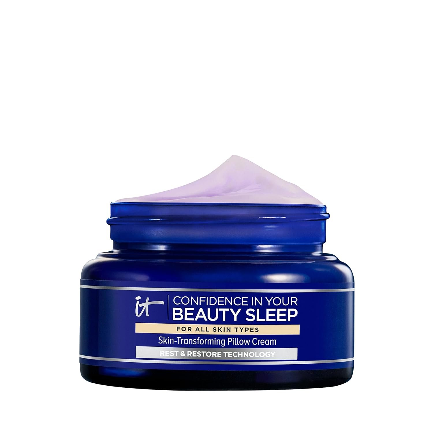IT Cosmetics Confidence in Your Beauty Sleep Night Cream - Anti-Aging Face Moisturizer, Ceramides & Hyaluronic Acid, Visibly Improves Fine Lines, Wrinkles, Dryness, Dullness & Loss of Firmness