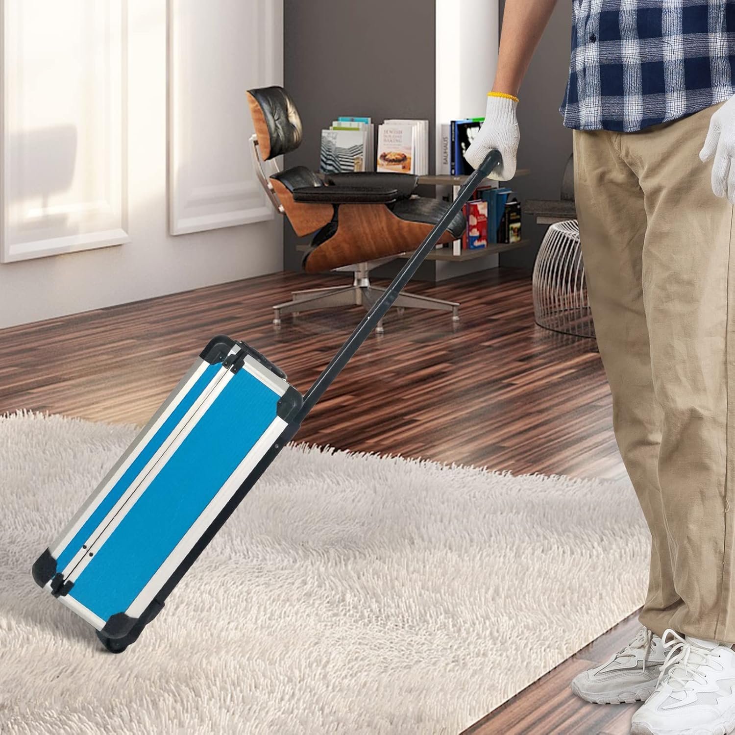 Arcwares 799pcs Aluminum Trolley Case Tool Set Silver, House Repair Kit Set, Household Hand Tool Set, with Tool Belt - Image 6