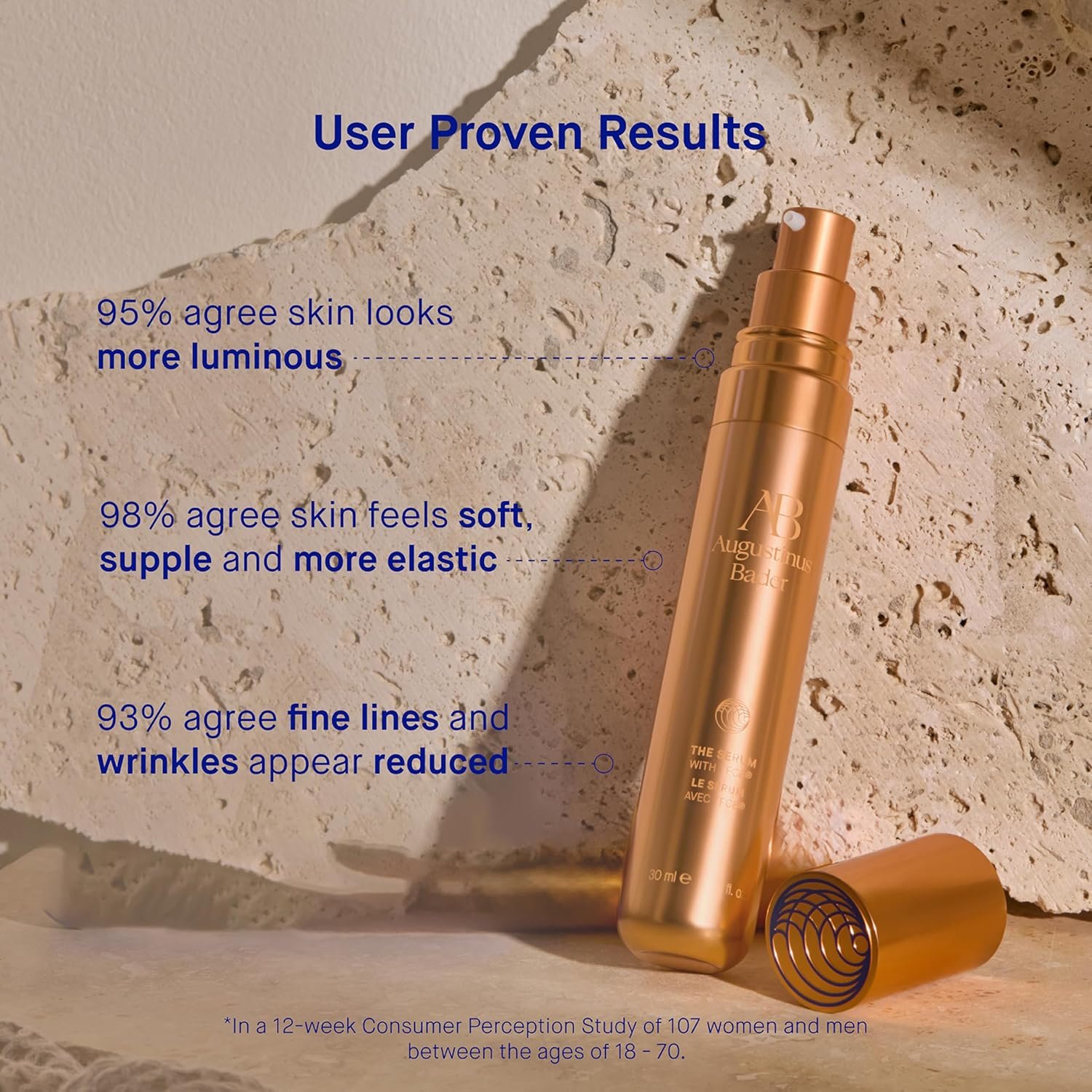 Augustinus Bader The Serum – Luxury Hydrating Anti-Aging Face Serum – Boosts Firmness, Smooths Fine Lines & Evens Skin Tone – Complete Set (Refillable Ceramic Base) – 30 ml / 1 fl oz - Image 6